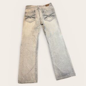 Men’s 33x32 Flypaper Bootcut Jeans Light Wash